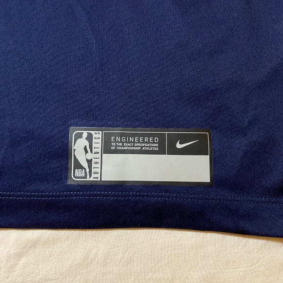 Nike Dallas Mavericks Dri-Fit Long Sleeve Shirt Men’s XL Navy NBA Basketball Top - Picture 4 of 10